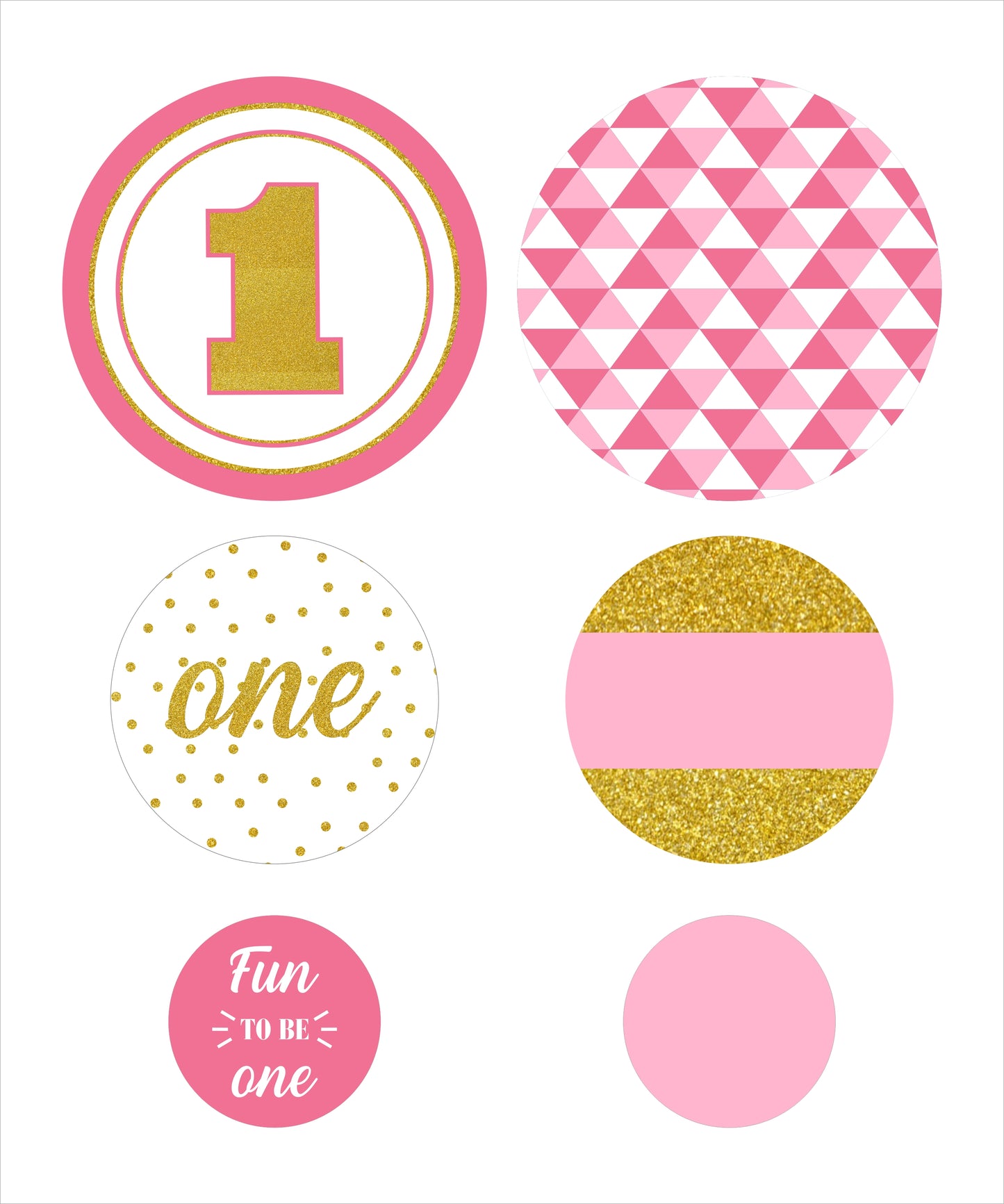 One Is Fun First Birthday Party Table Confetti