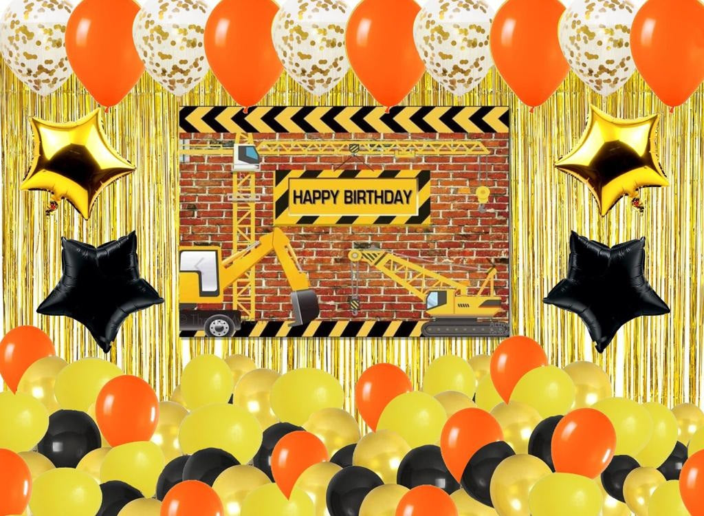 Construction Birthday Complete Party Set