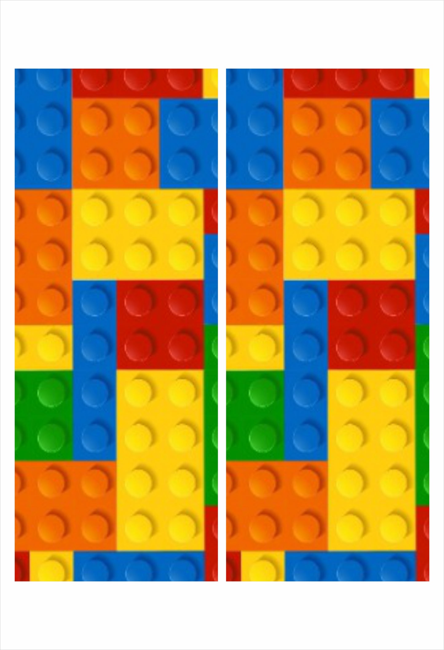 Lego Theme Birthday Party Cutouts