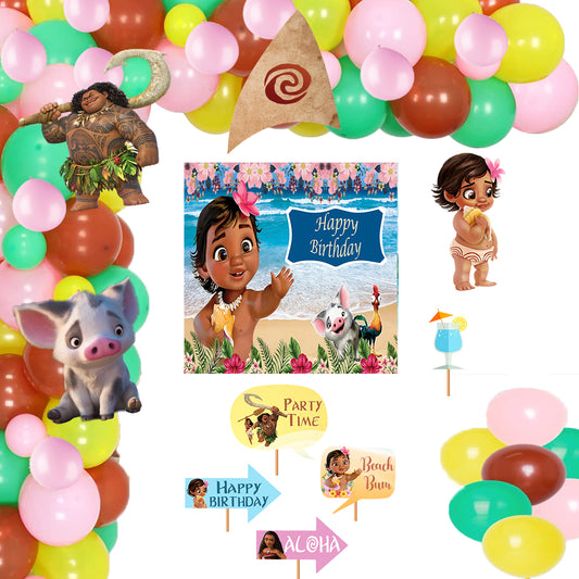 Moana Theme Party Complete Set for Decoration