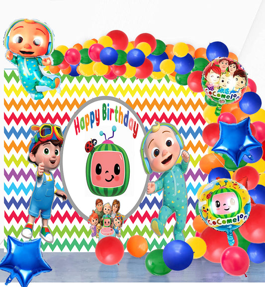 Cocomelon Theme Party Complete Set for Decoration