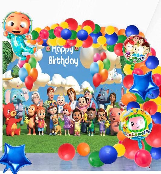 Cocomelon Theme Party Complete Set for Decoration