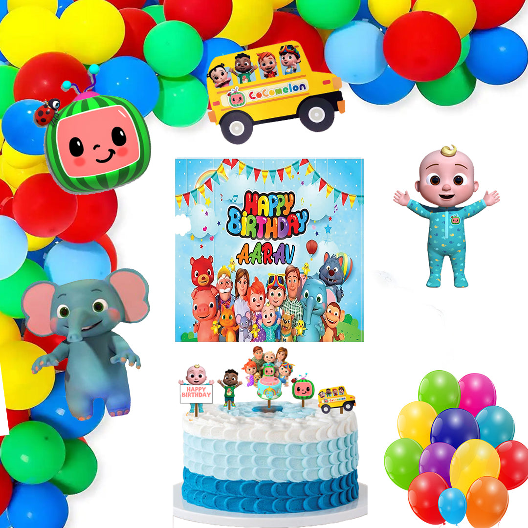 Cocomelon Theme Party Complete Set for Decoration