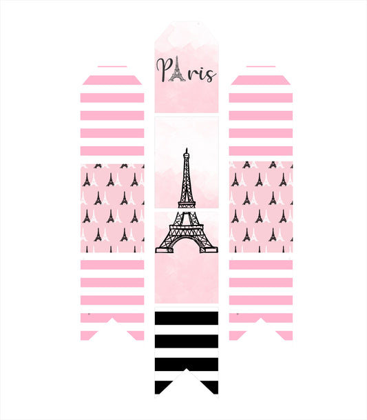 Oh La La Paris Theme Birthday Paper Door Banner for Wall Decoration