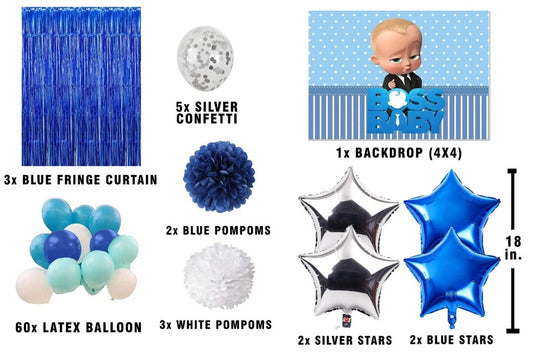 Boss Baby Theme Birthday Party Complete Set
