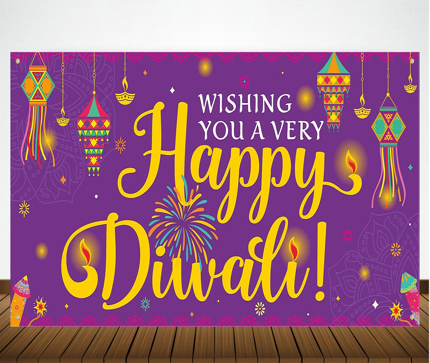 Diwali Party Decoration Backdrop