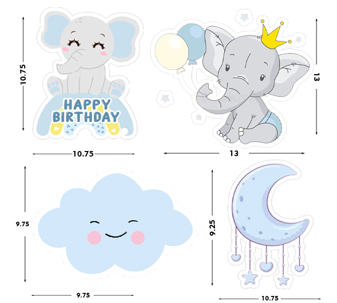 Elephant Theme Birthday Party Hangings