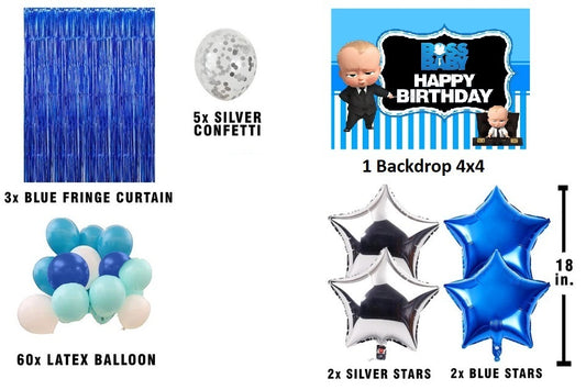 Boss Baby Theme Birthday Party Complete Set