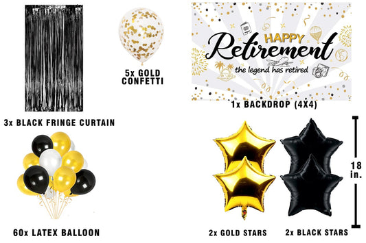 Retirement Party Decorations Complete Set