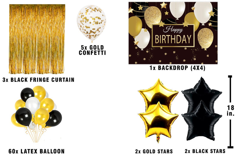 Joyful Birthday Party Decorations Kit