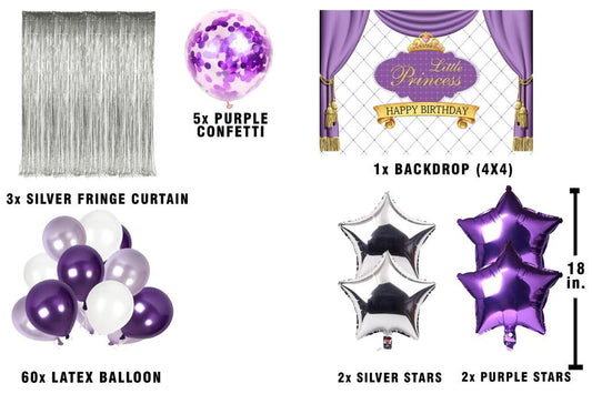 Princess Birthday Complete Party Set