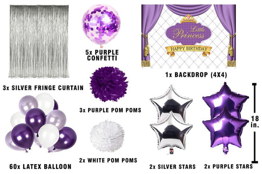 Princess Birthday Complete Party Set