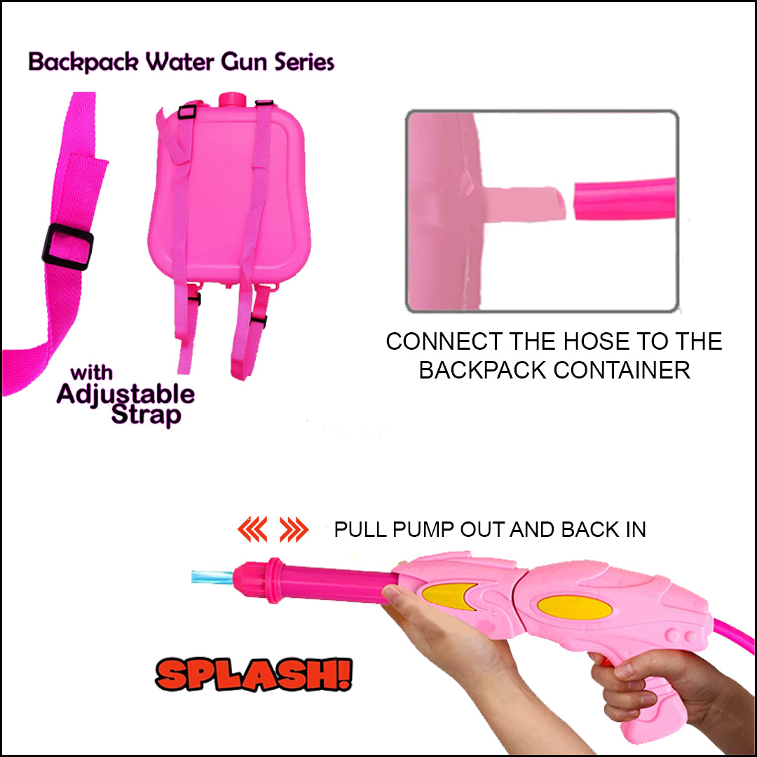 Holi Party Combo- Unicorn Water Gun ,Water Balloons, Gulal and Props