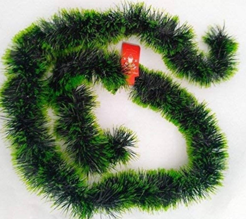 Artificial Green Colour Merry Christmas Strings, Garlands For X Mas Christmas Tree Decoration And Home