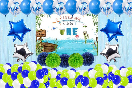 Little Man Theme Birthday Party Complete Party Set for Boys