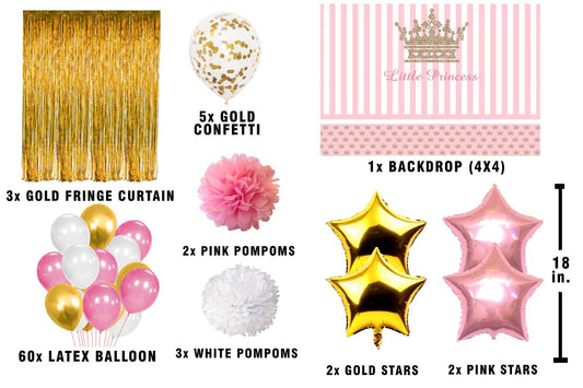 Princess Birthday Complete Party Set