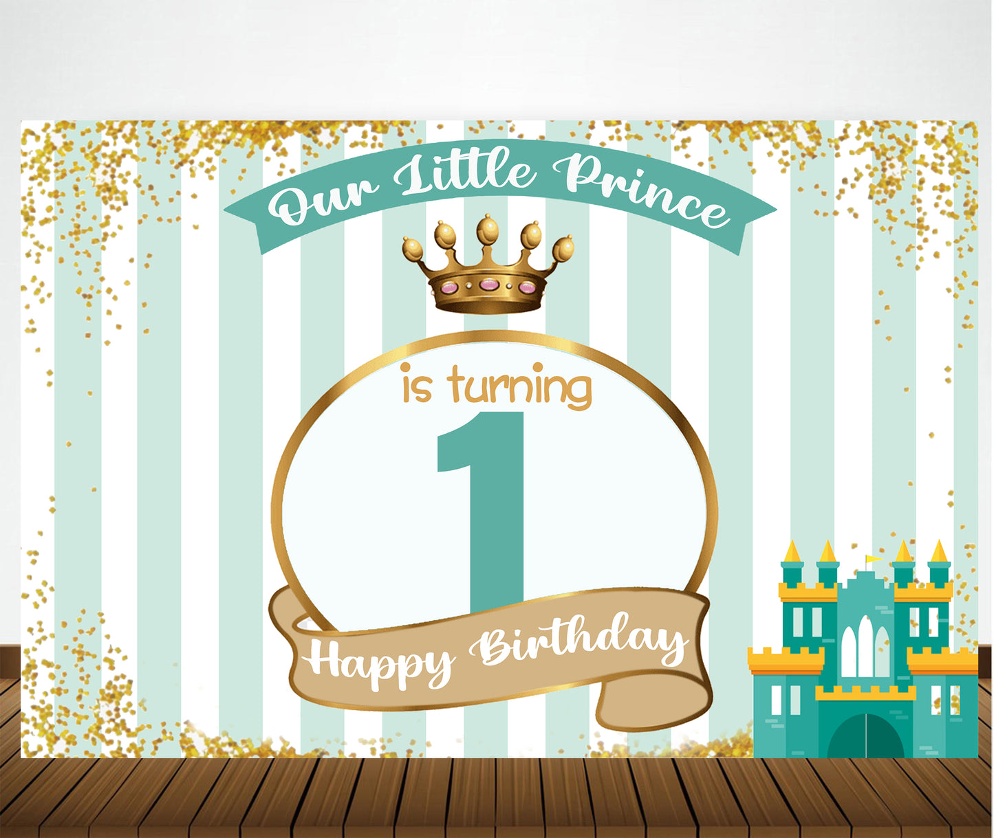 Prince Birthday Party Backdrop