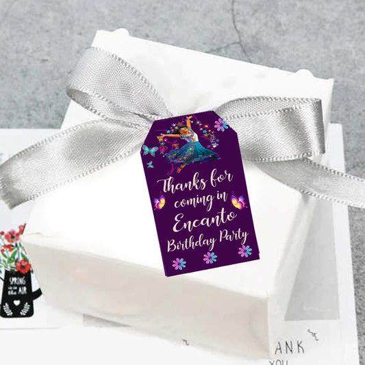Encanto Theme Birthday Party Thank You Gift Tags