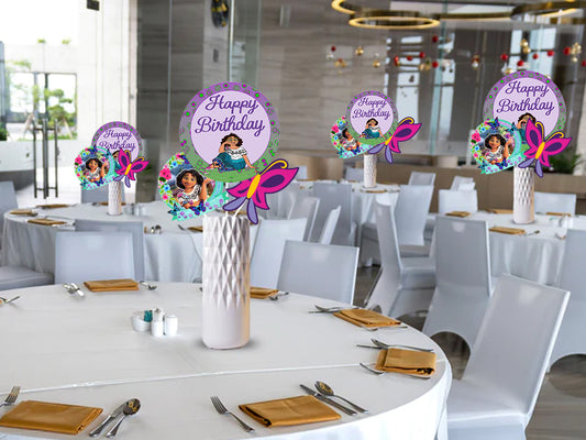 Encanto Theme Birthday Party Table Toppers for Decoration