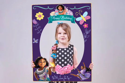 Encanto Theme Birthday Party Selfie Photo Booth Frame