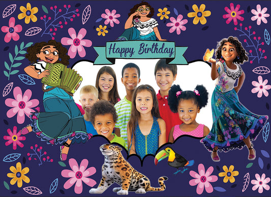 Encanto Theme Birthday Party Selfie Photo Booth Frame