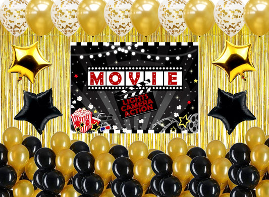 Movie Night Theme Decorations Complete Set