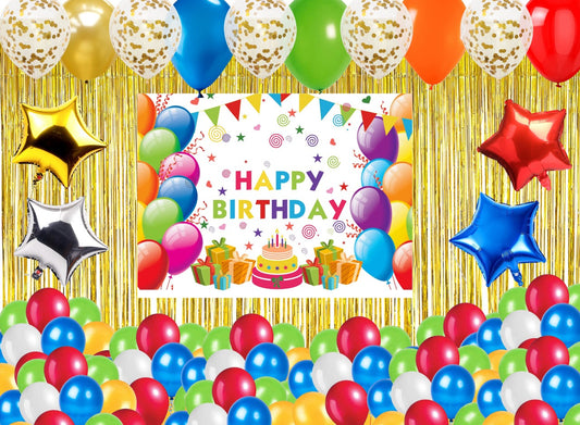Joyful Birthday Party Decorations Complete Set