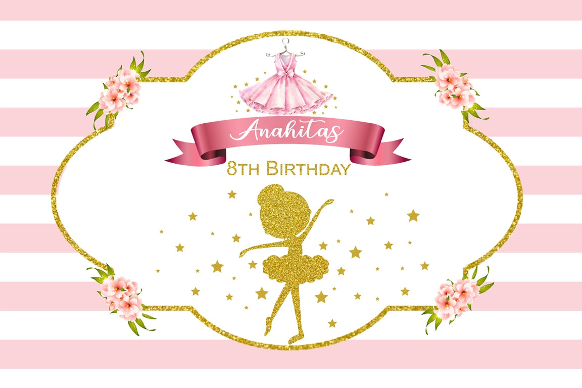 Ballerina Theme Birthday Party Complete Decoration Kit