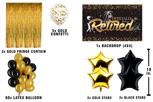 Retirement Party Decorations Complete Set