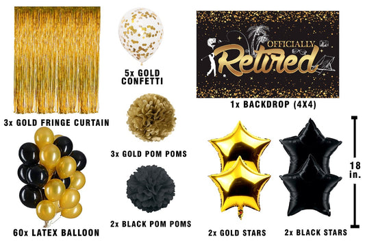 Retirement Party Decorations Complete Set