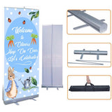 Bunnies Customized Welcome Banner Roll up Standee (with stand)