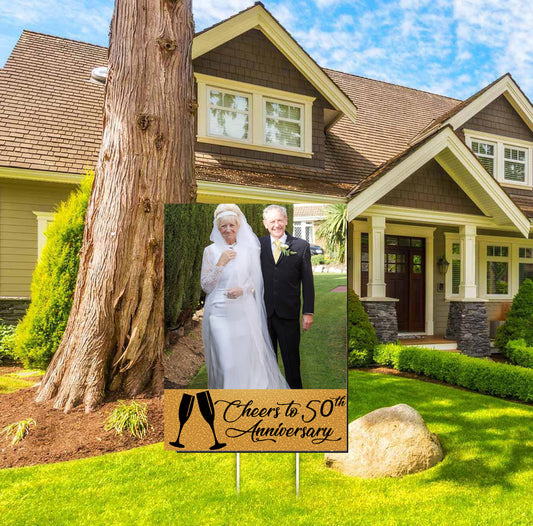 50th Anniversary Party Welcome Board For Decorations