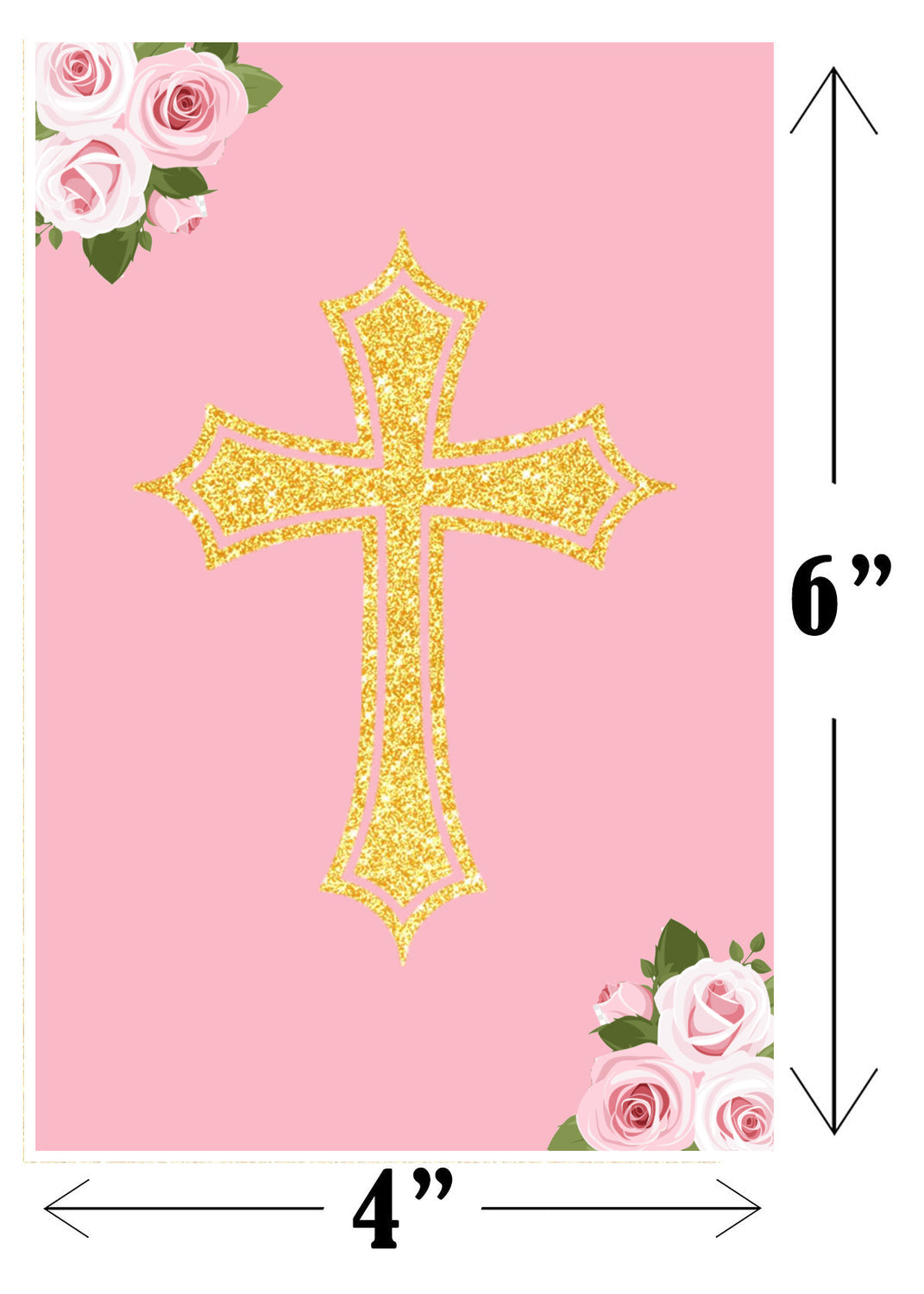 Baptism Ceremony Girls Banner Decoration