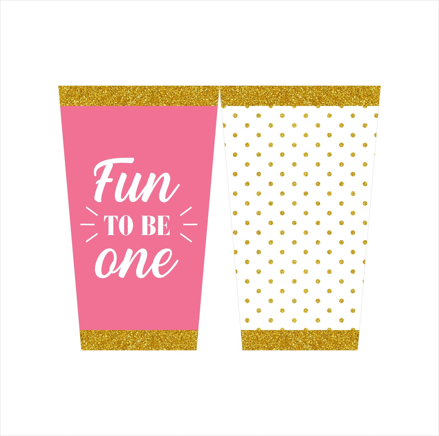 One Is Fun First Birthday Popcorn Box Decoration