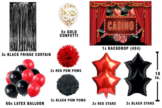 Casino Party Decorations Complete Set