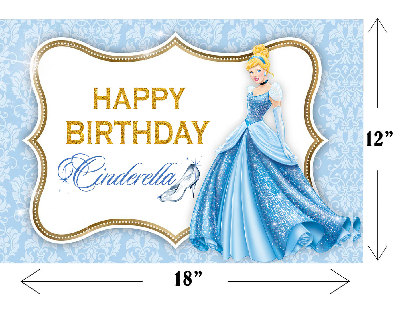 Cinderella Theme Birthday Party Table Mats