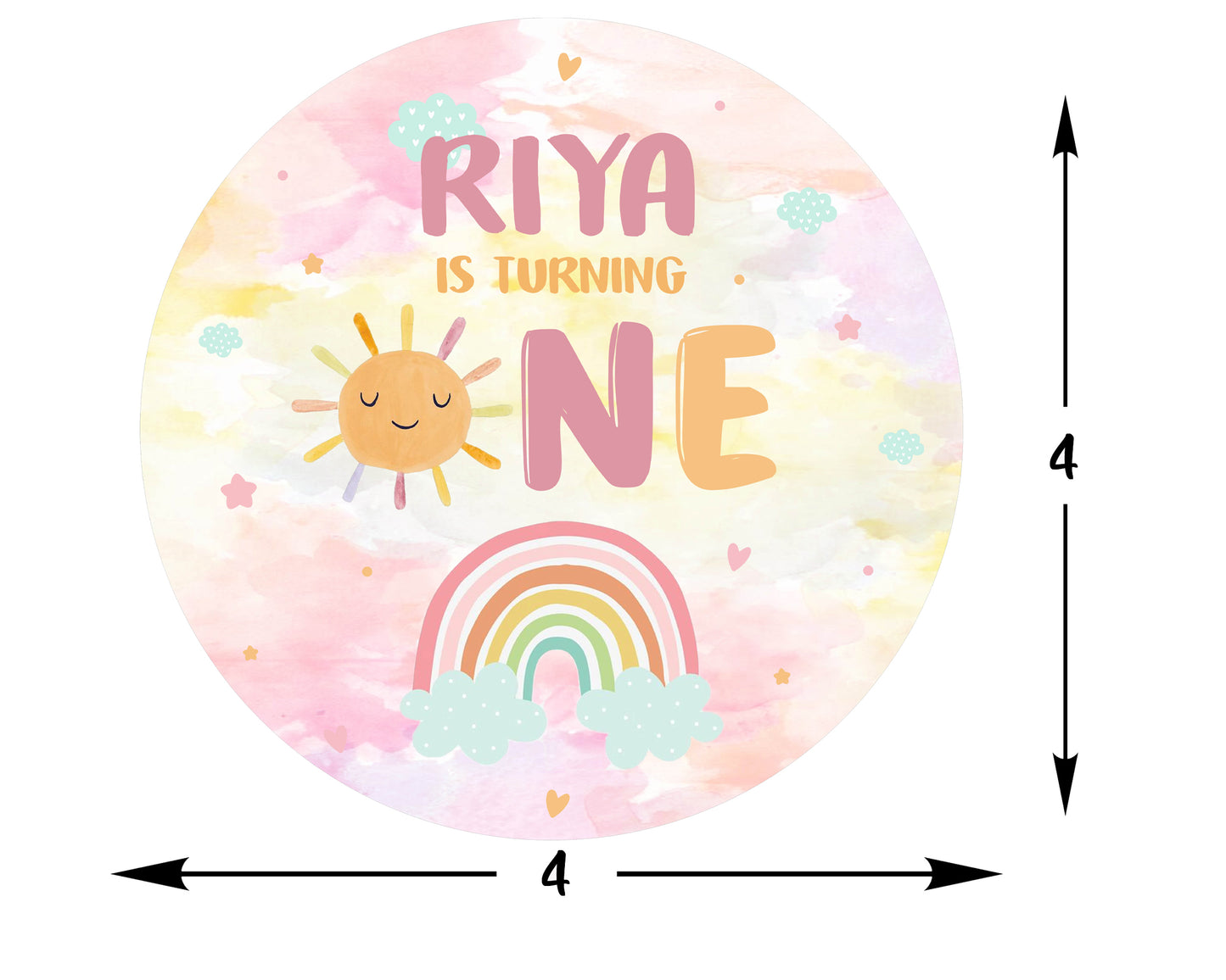 First Trip Around the Sun Theme Birthday Party Backdrop