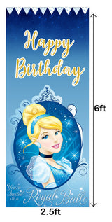 Cinderella Welcome Banner Roll up Standee (with stand)