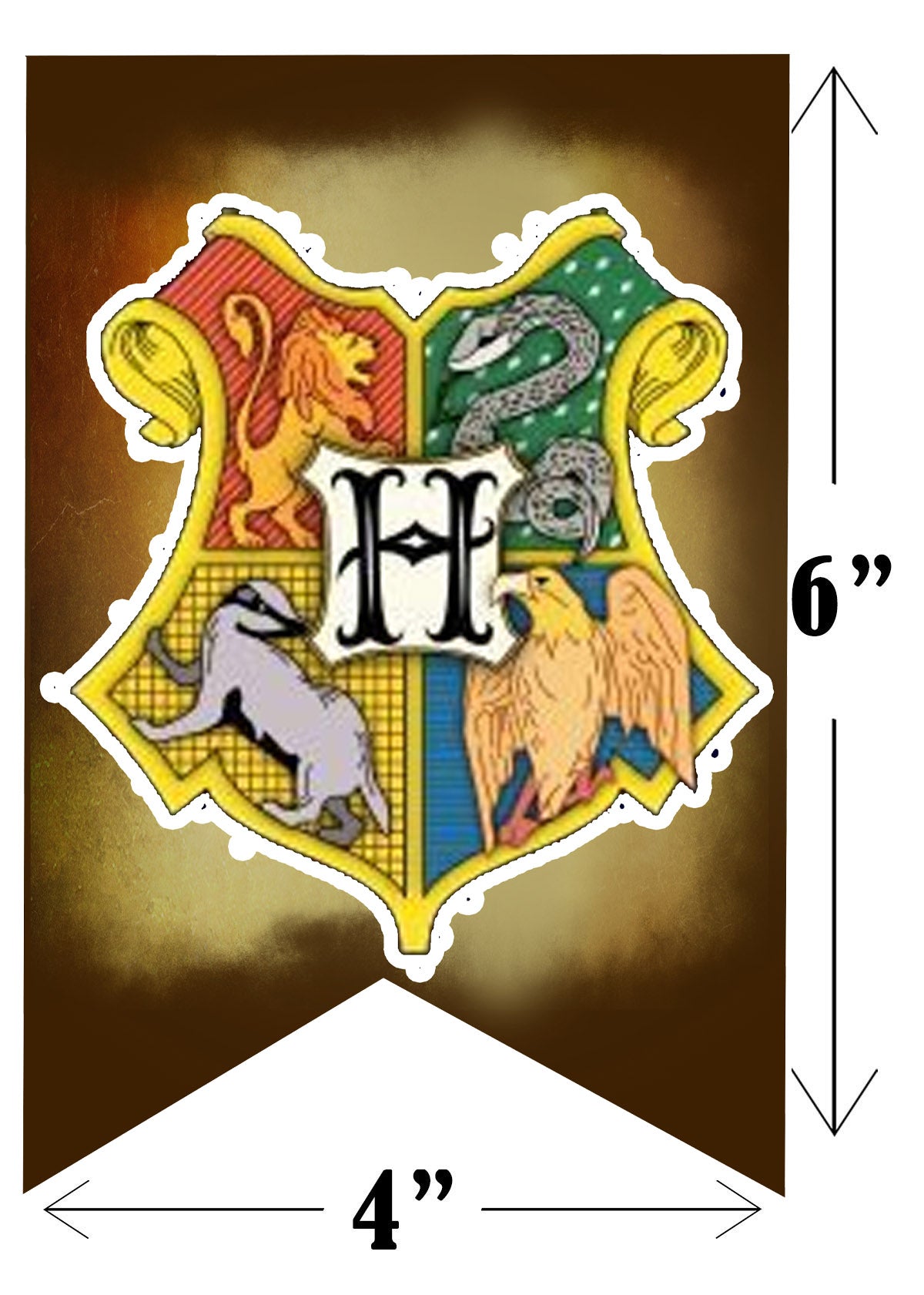 Harry Potter Theme Birthday Party Banner for Decoration