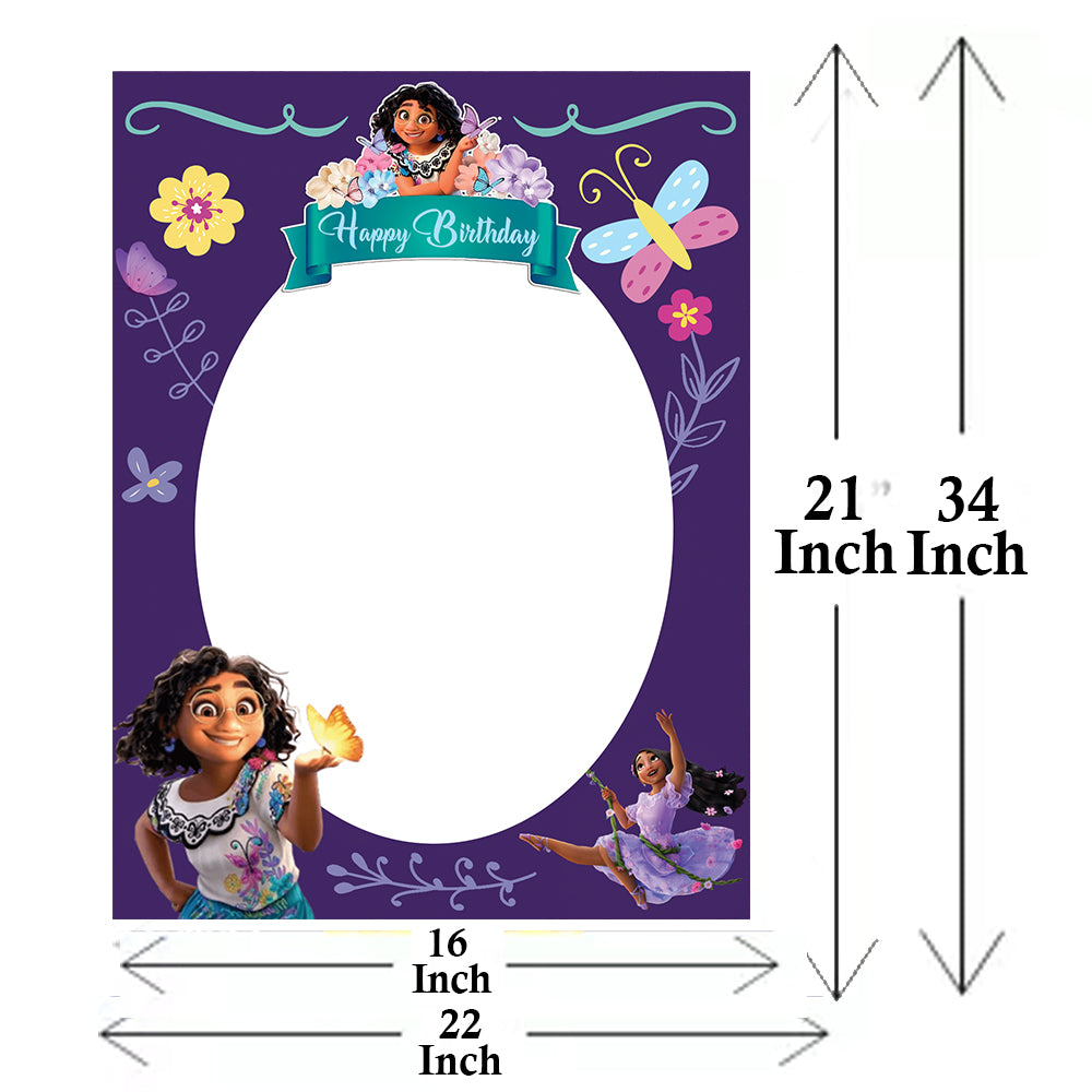 Encanto Theme Birthday Party Selfie Photo Booth Frame