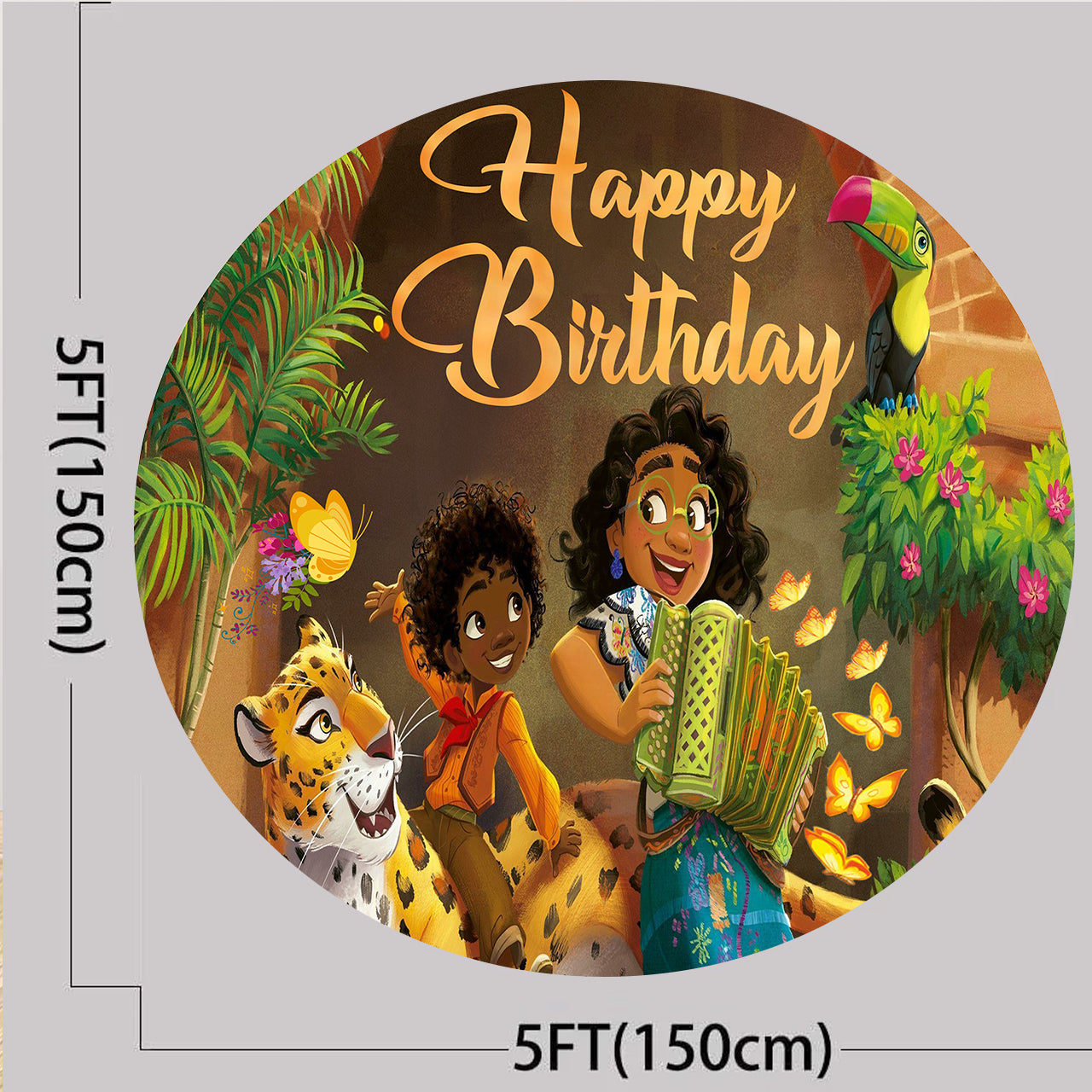 Encanto Theme Birthday Party Backdrop