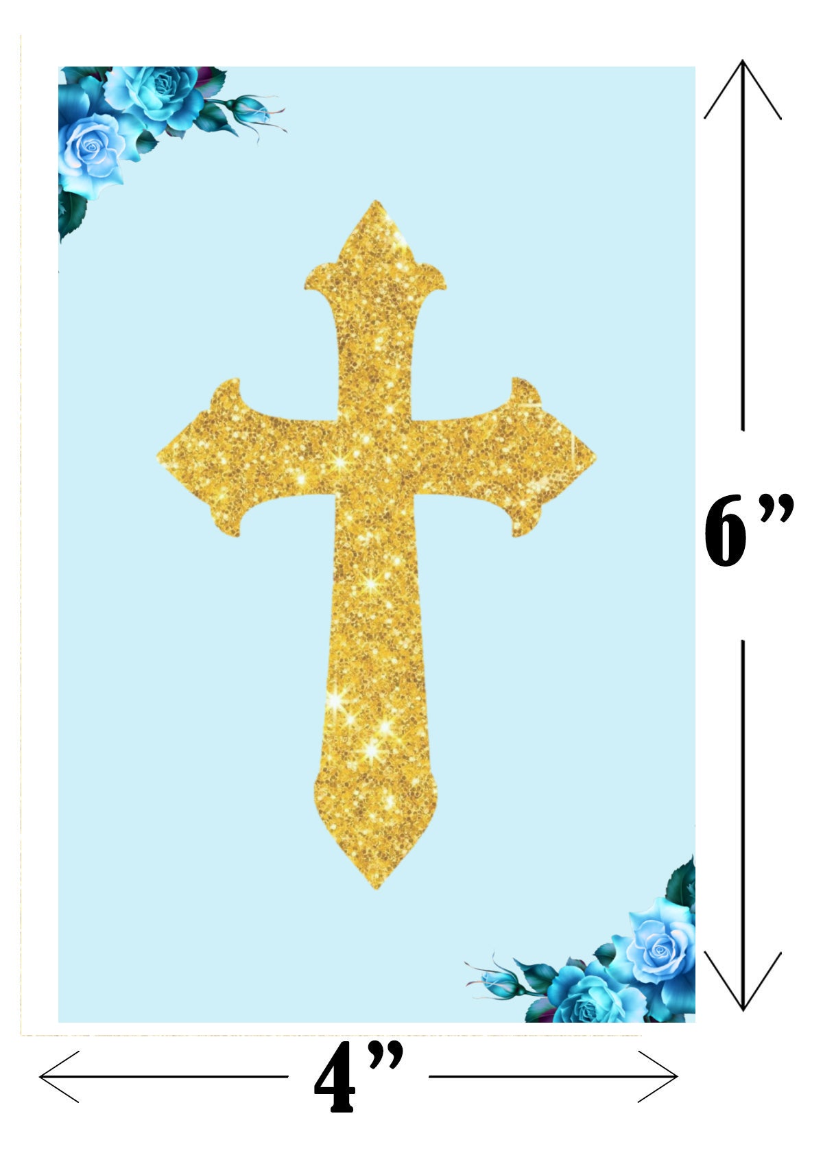 Baptism Ceremony Boys Banner Decoration