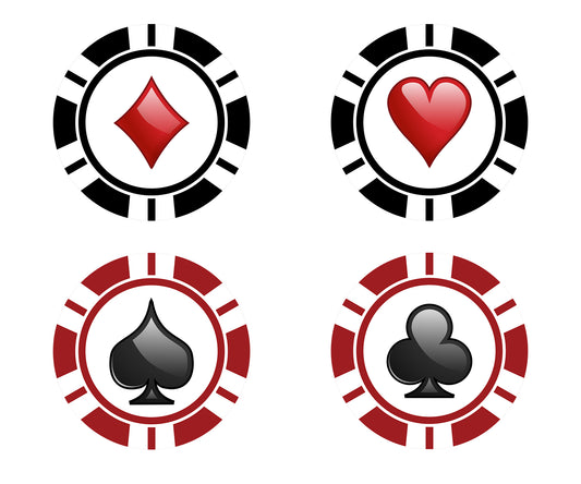 Casino Party Straw Set For Decoration