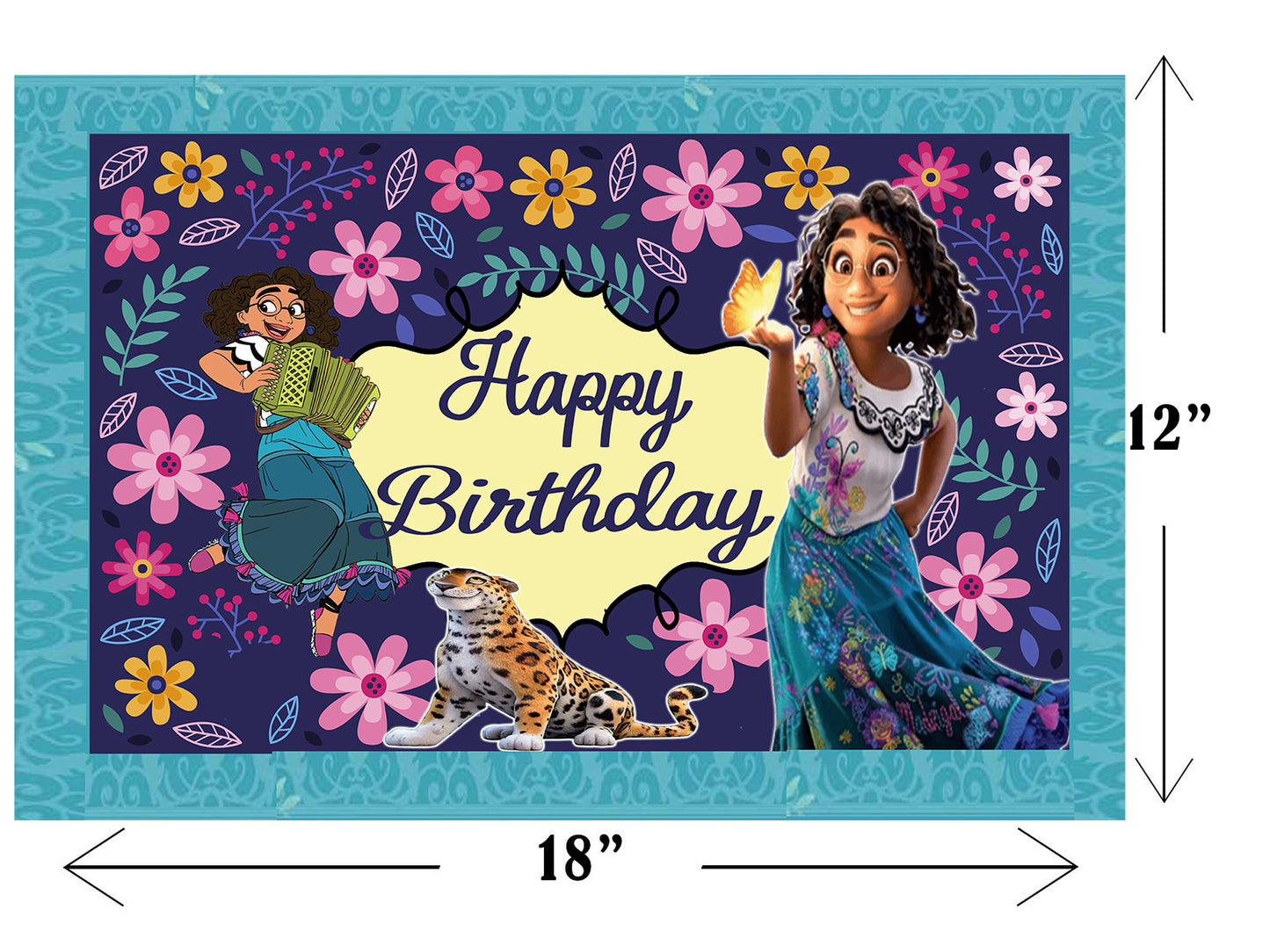 Encanto Theme Birthday Party Table Mats