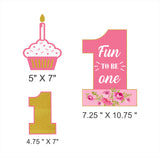 One Is Fun First Birthday Party Table Toppers for Decoration