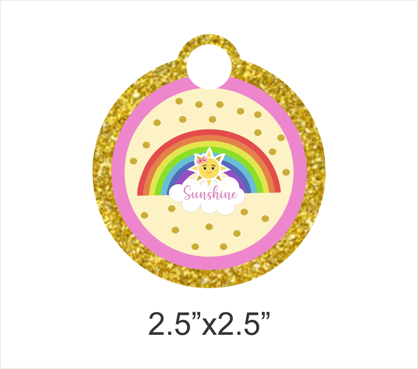 Sunshine Birthday Party Thank You Gift Tags