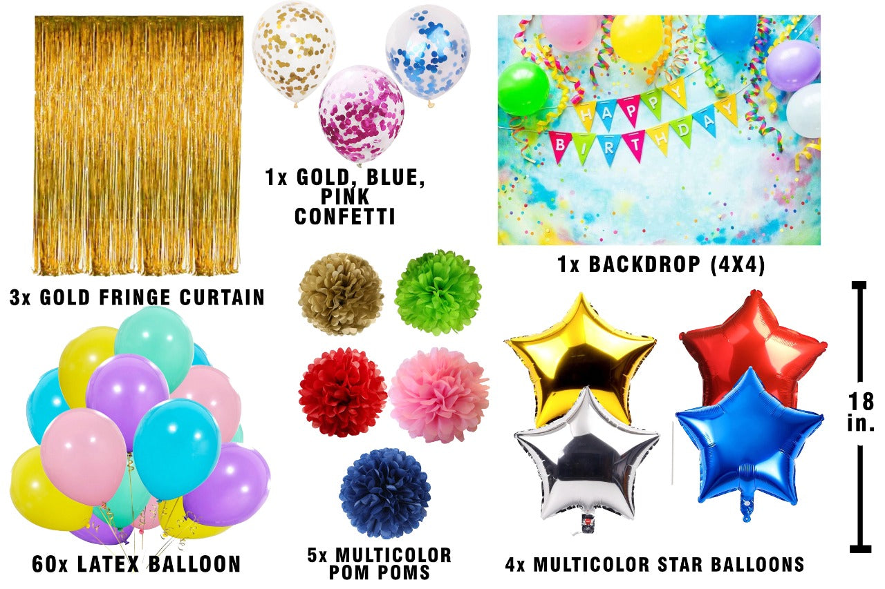 Joyful Theme Birthday Complete Party Set