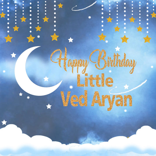 Personalize Birthday Backdrop Banner