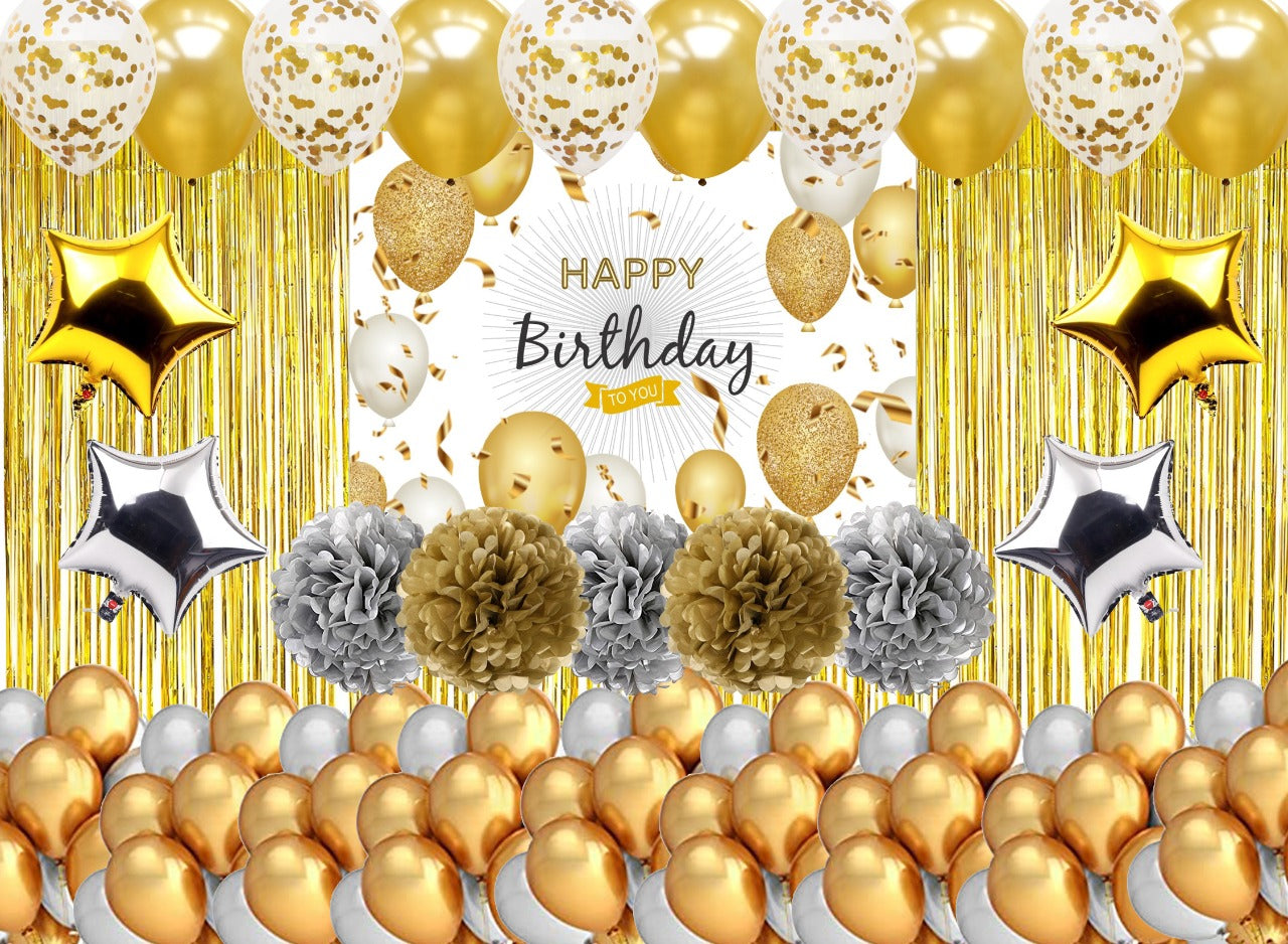 Joyful Birthday Party Decorations Complete Set
