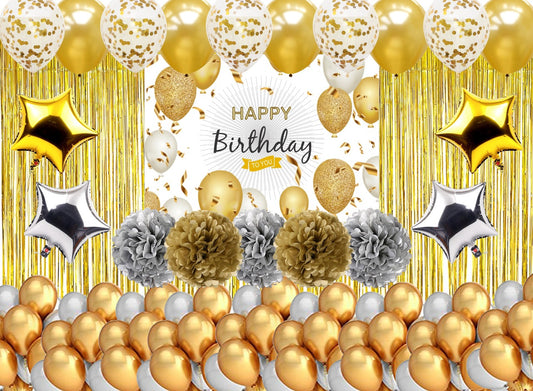 Joyful Birthday Party Decorations Complete Set